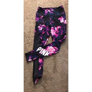 Victoria’s Secret Pink floral athletic pants